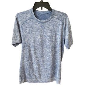 Lululemon Metal Vent Tech Short Sleeve Heathered Blue M